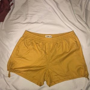 NWOT Madewell Elastic Side-Tie Shorts